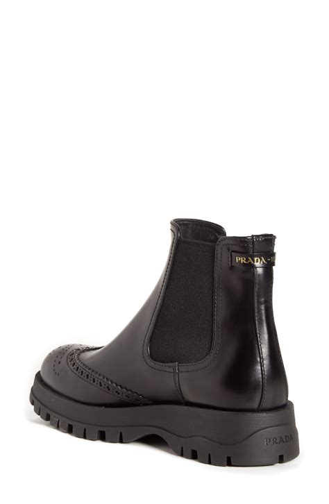 prada lug sole chelsea boots|Shop Prada Leather Lug Sole Chelsea Boots .